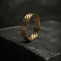 Gold Link Band Ring