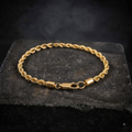 Gold Rope Chain Bracelet