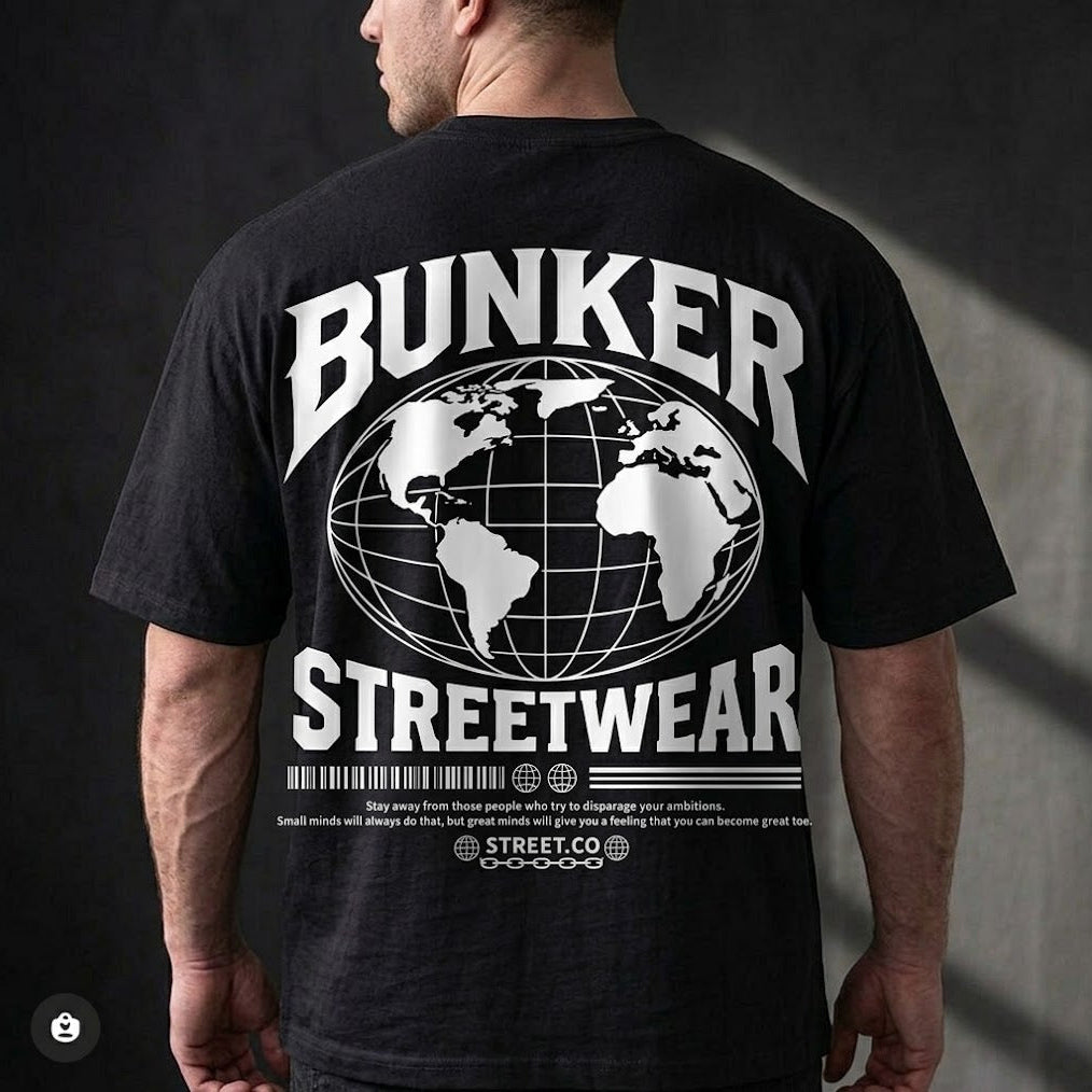 BUNKER STREETWEAR Oversized T-Shirt