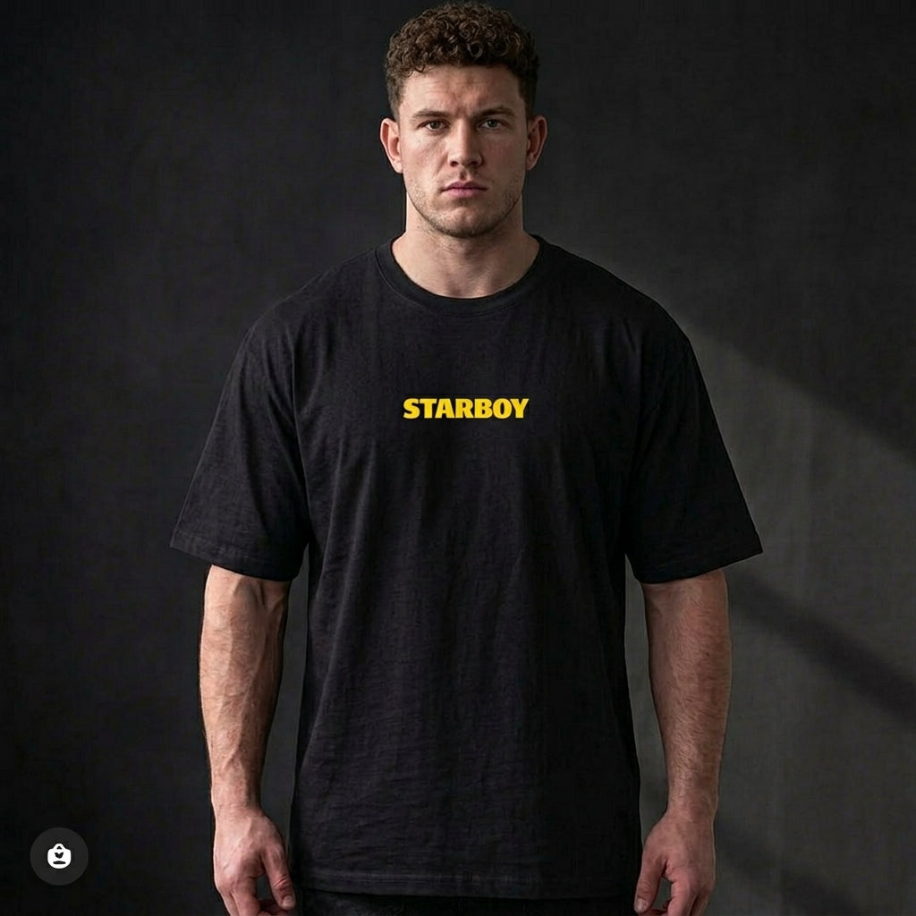 Starboy The Weeknd Graphic Oversized T-Shirt