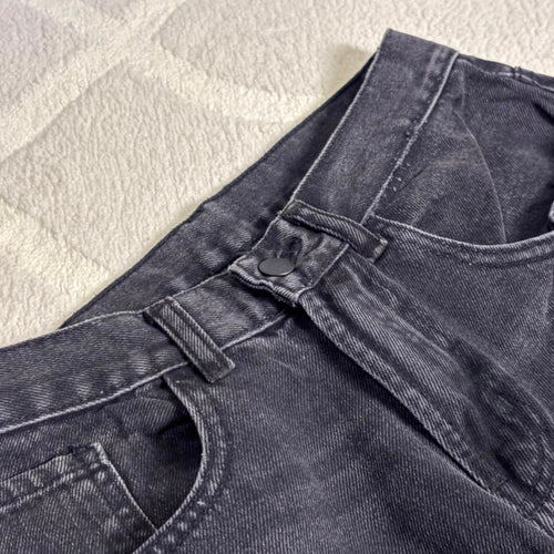 Black Straight Baggy Jeans – Thrifted