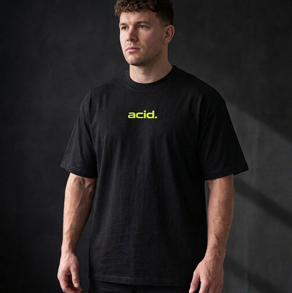 CULTURE Acid Rave Graphic Oversized T-Shirt